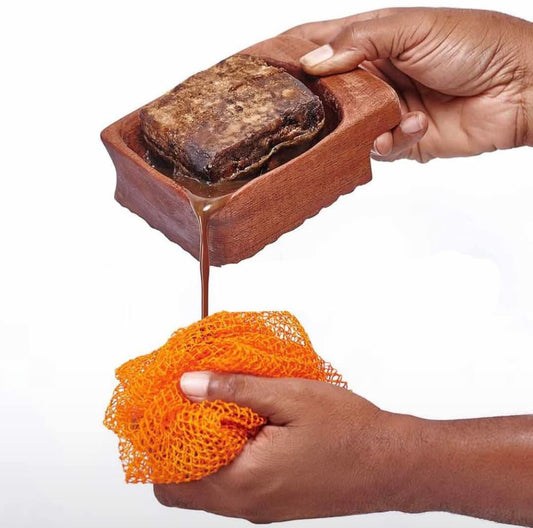 Filet Djampé + Savon Noir Africain | Duo pour le corps