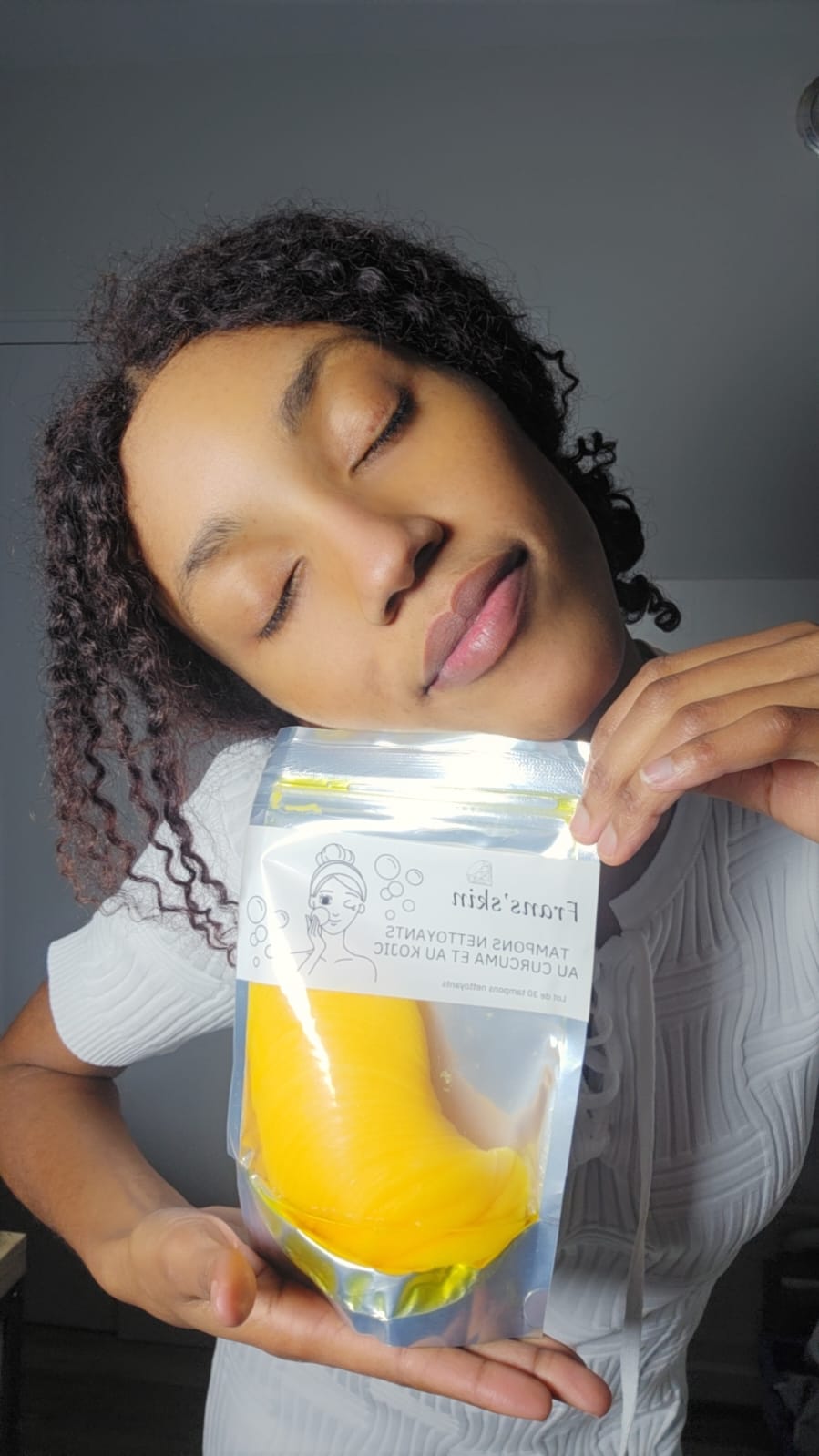 Disques de Coton au Curcuma & Acide kojique