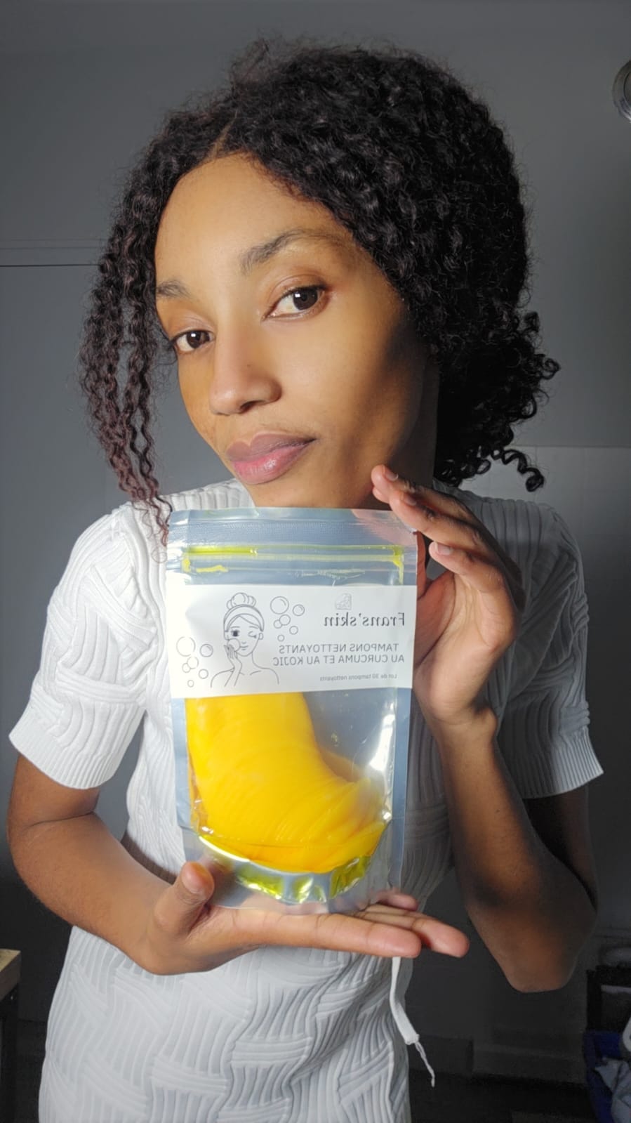 Disques de Coton au Curcuma & Acide kojique