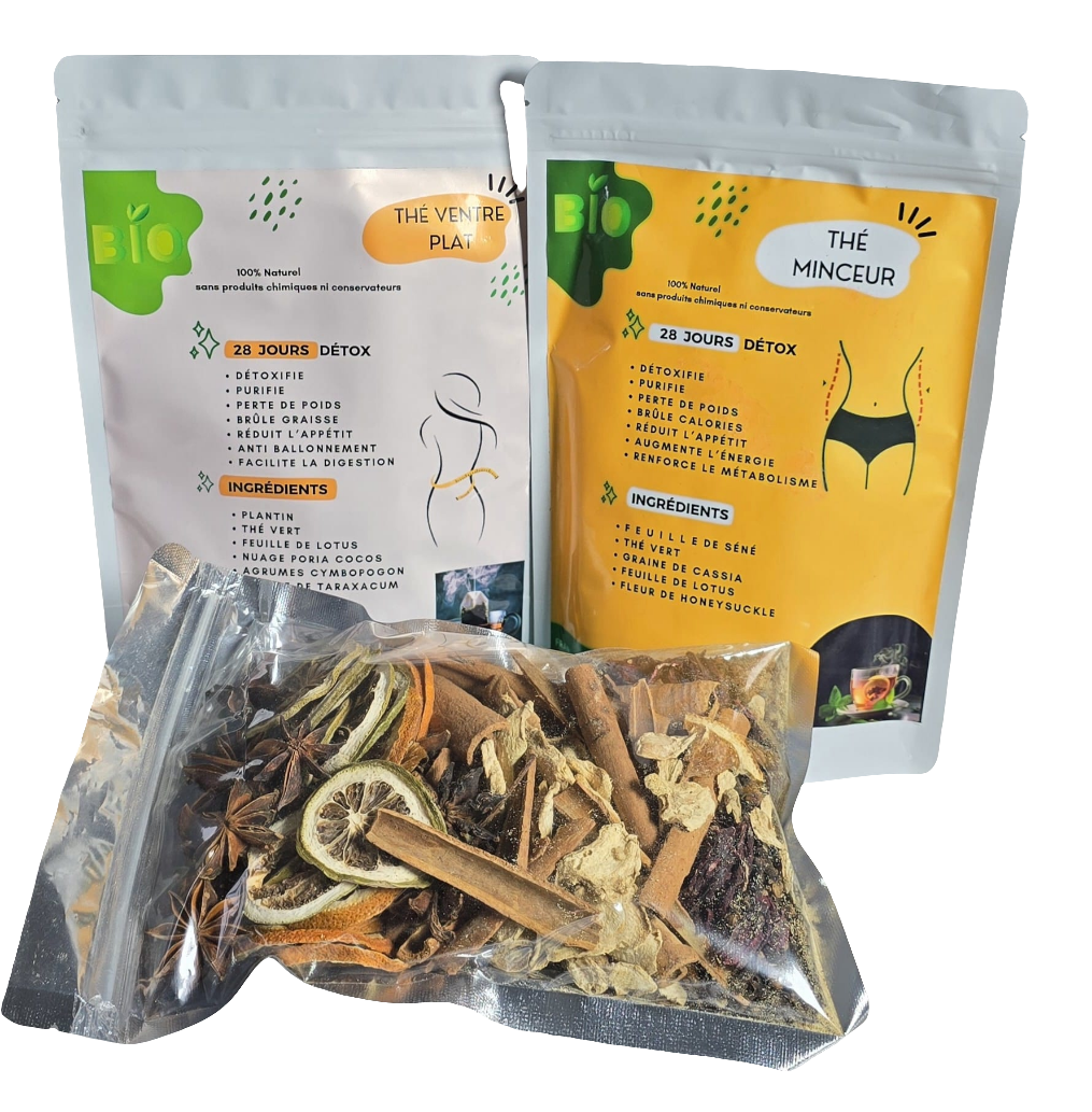 DETOX TEA - CURE PERTE DE POIDS 28 jours
