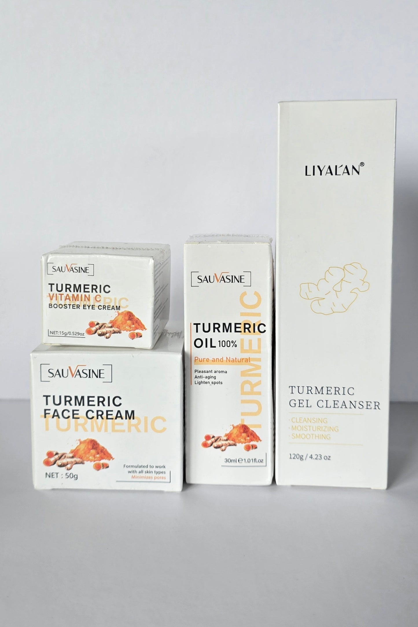 ROUTINE NETTOYANT AU CURCUMA SOIR