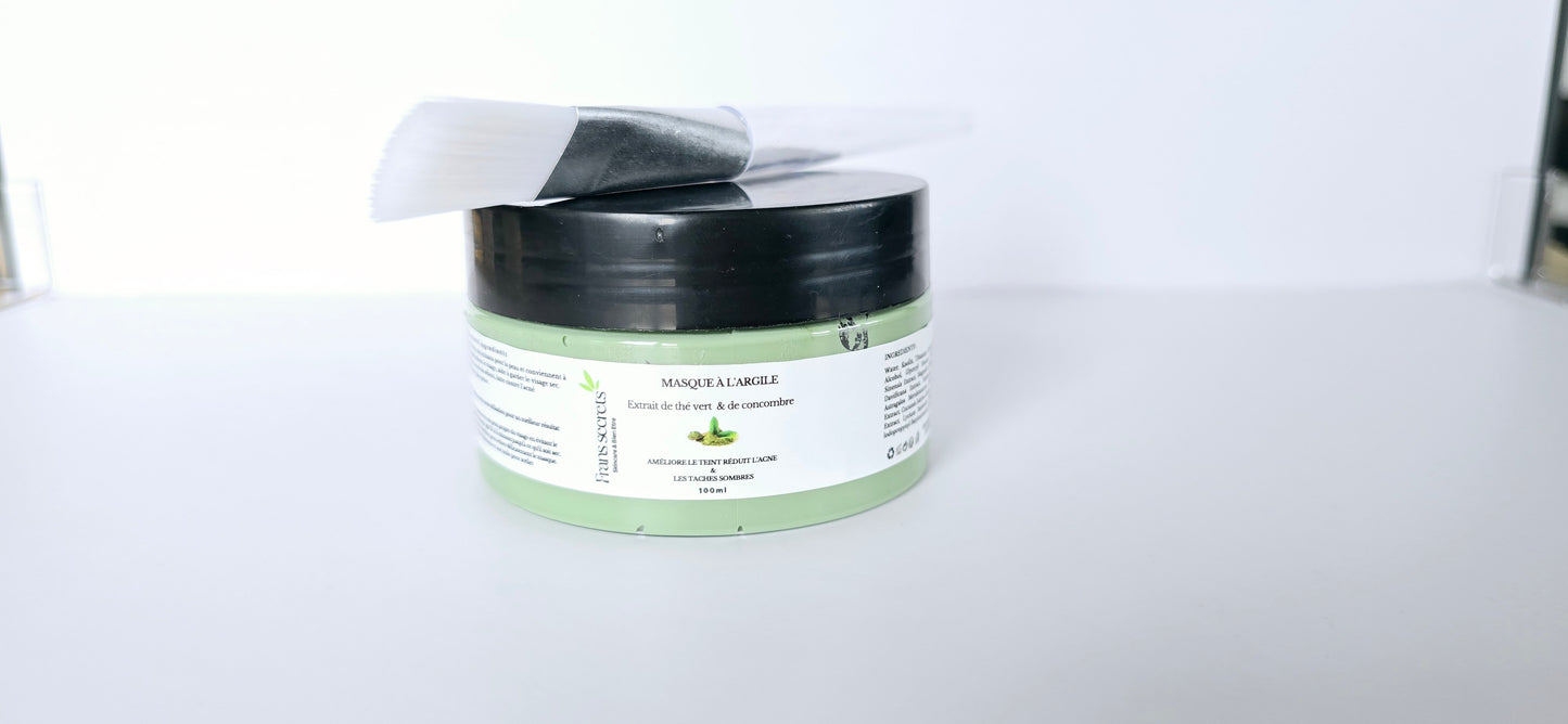 MASQUE ARGILE MATCHA -THE VERT