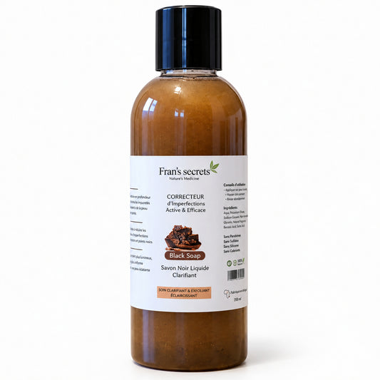 Savon Noir Africain — Nettoyant Naturel Corps & Visage cheveux