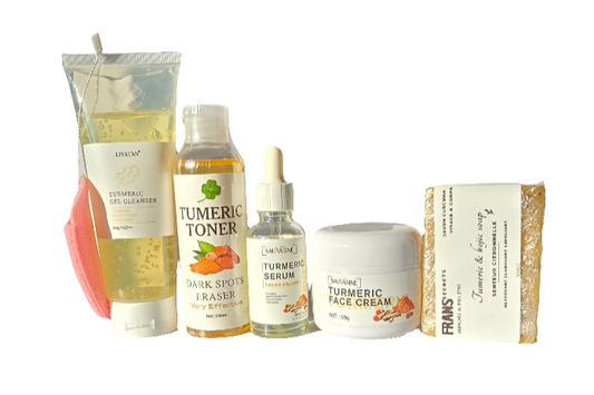 ROUTINE  NETTOYANT  AU CURCUMA JOUR