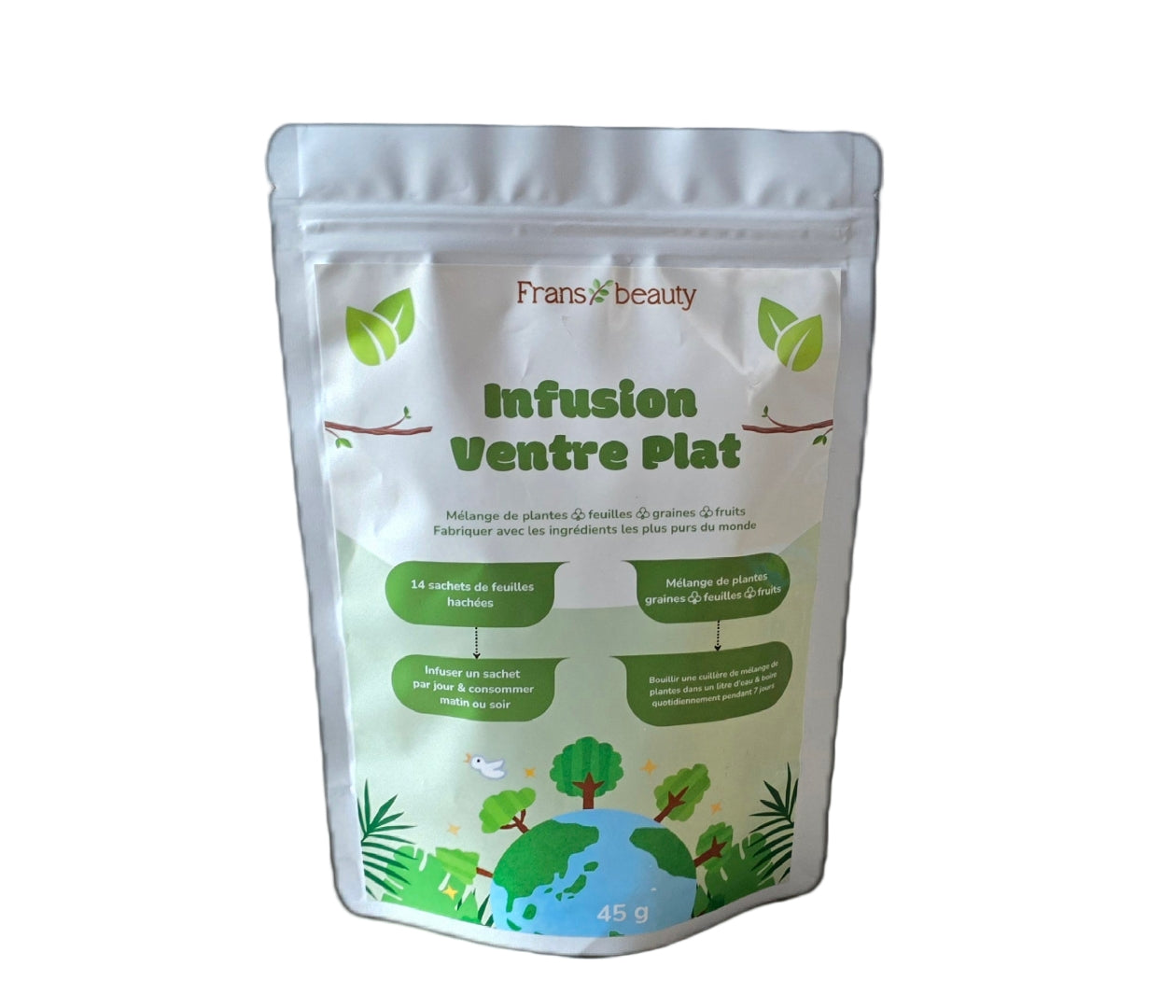 TISANE  VENTRE PLAT:  Nourrice Buvable + Purge 2pcs