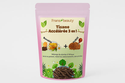 TISANE AMINCISSANTE ACCÉLÉRÉE : Buvable + Purge 3pcs
