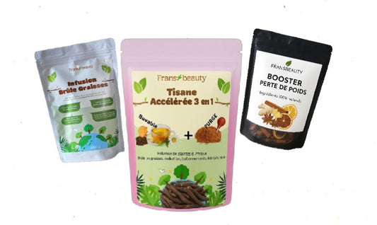 TISANE AMINCISSANTE ACCÉLÉRÉE : Buvable + Purge 3pcs