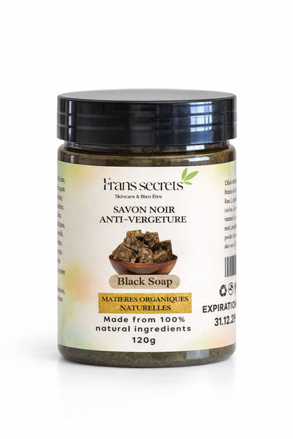 Savon noir vergetures