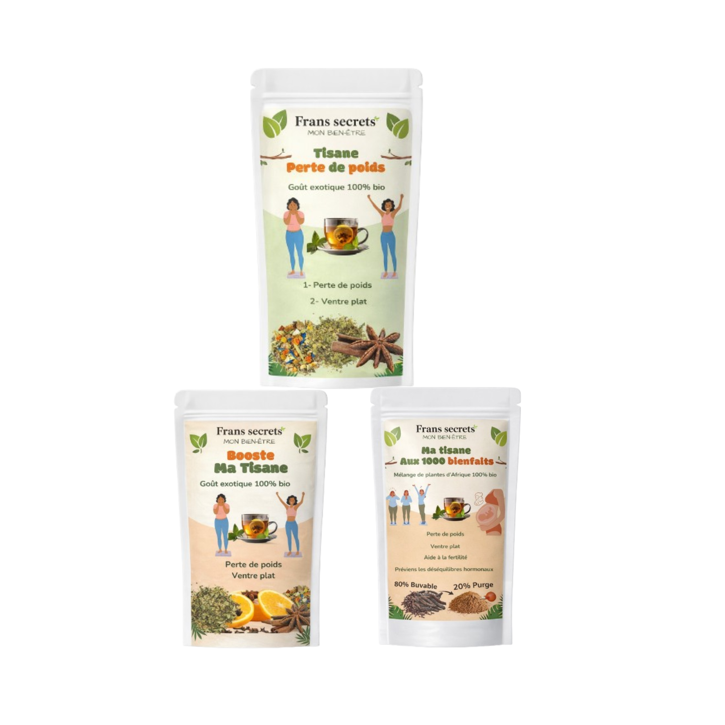 DETOX-TEE - FLACHER BAUCH BEHANDLUNG 28 Tage