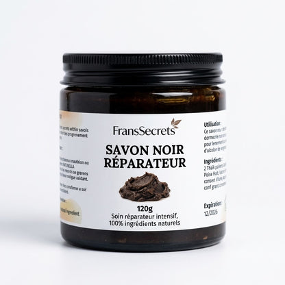 Savon Noir Réparateur Nettoyant Naturel