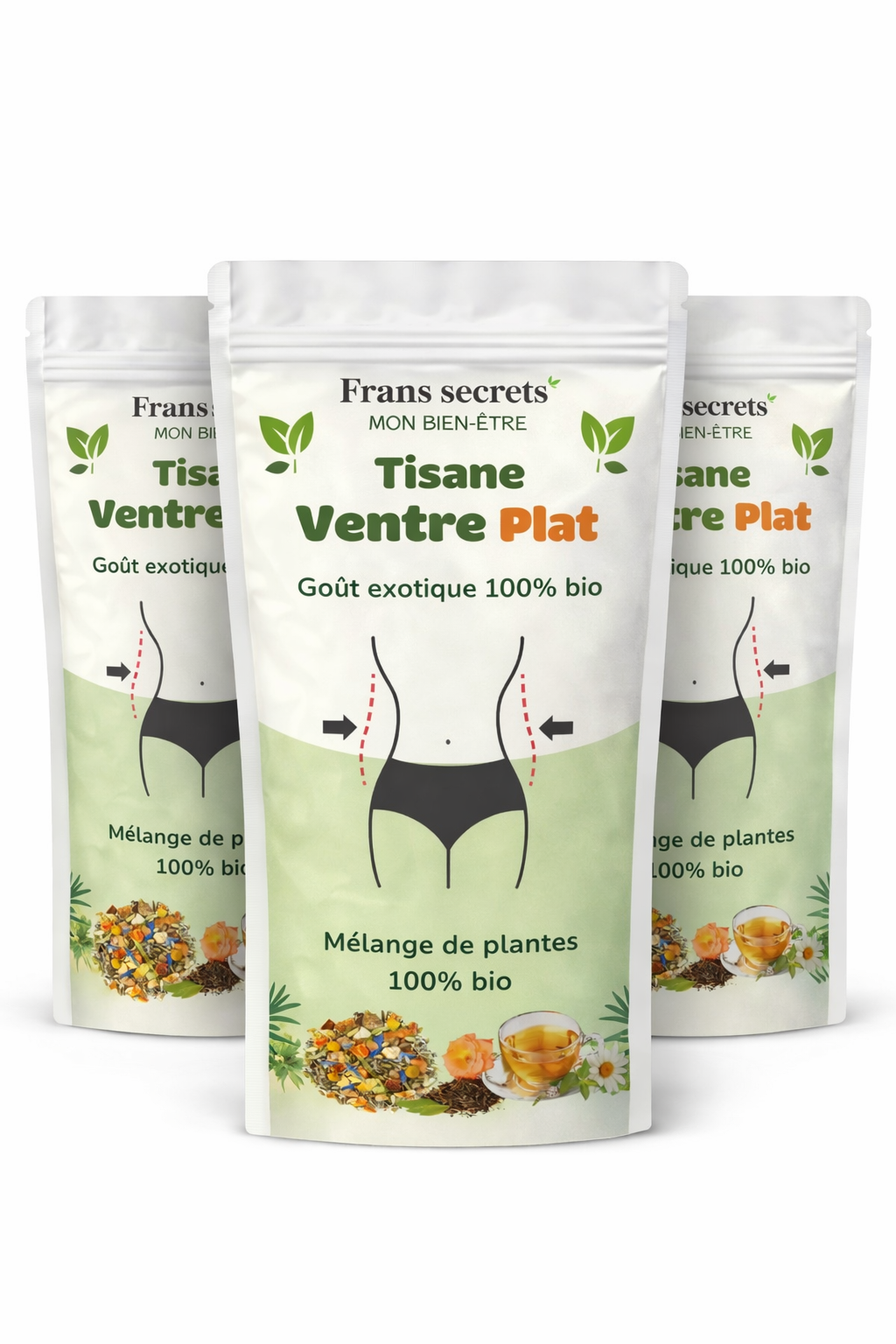 DETOX-TEE - FLACHER BAUCH BEHANDLUNG 28 Tage