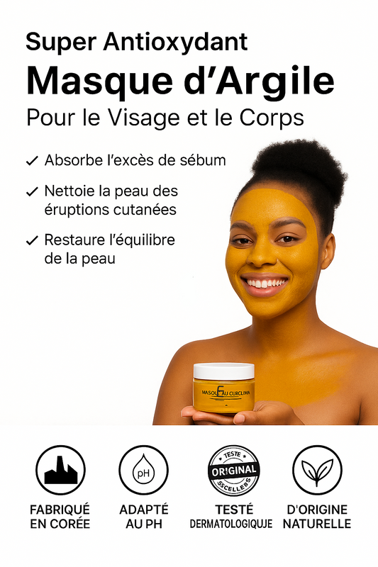 MASQUE ARGILE CURCUMA