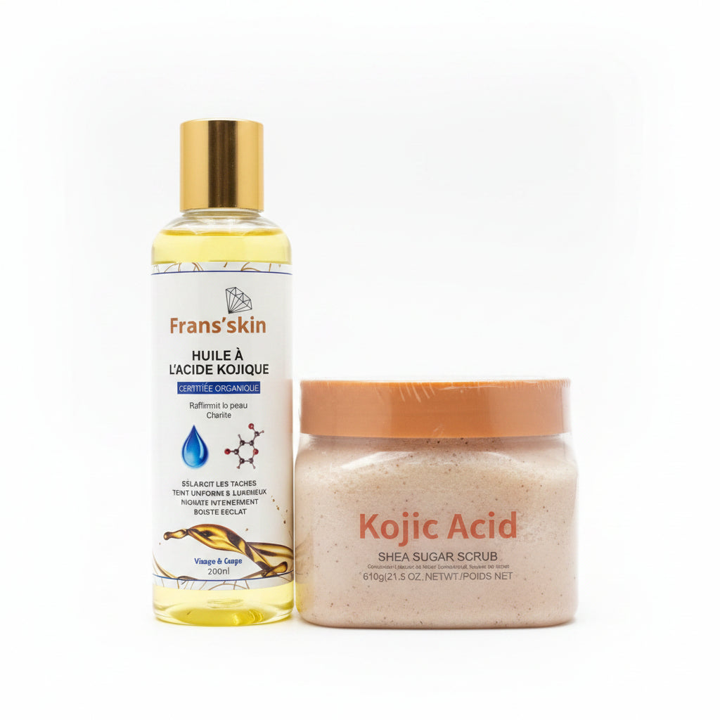 Gommage & Huile Corps — Exfoliant Hydratant Naturel