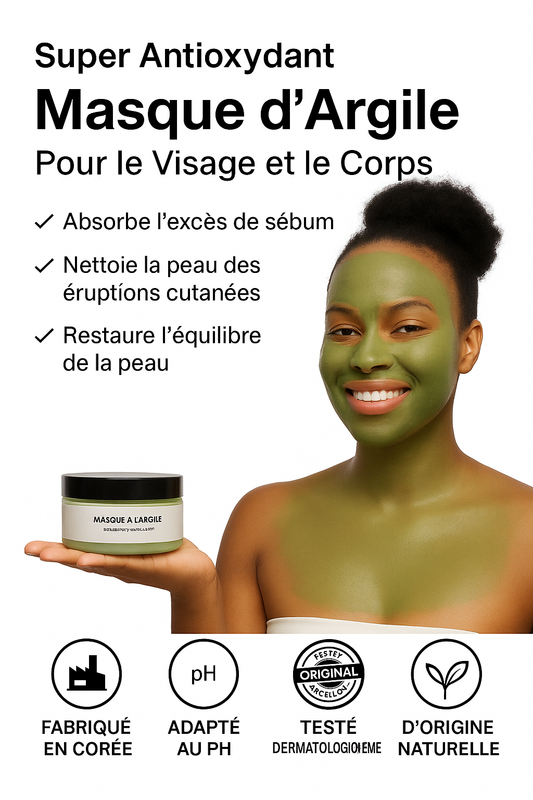 MASQUE ARGILE MATCHA -THE VERT