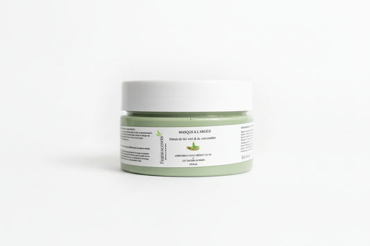 Masque Visage Thé Vert & Concombre — Hydratation & Apaisement