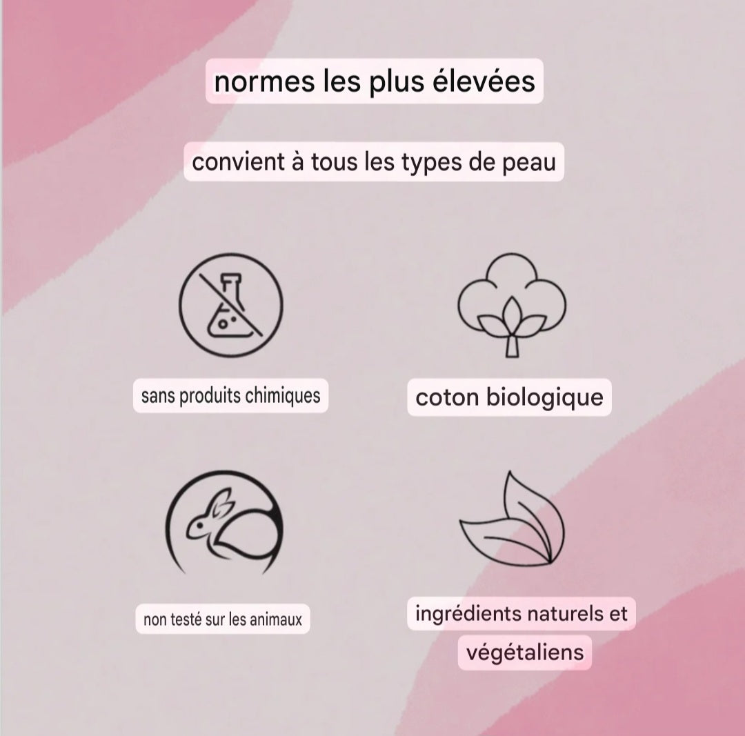 Disques de Coton au Curcuma & Acide kojique