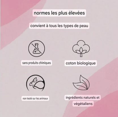 Disques de Coton au Curcuma & Acide kojique